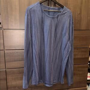 LULULEMON ATHLETICA men’s long sleeve relaxed-fit cotton tee